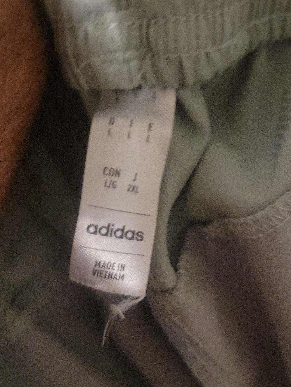 adidas Light Seafoam Gray Men's Jogger Sweatpants - Picture 3 of 7